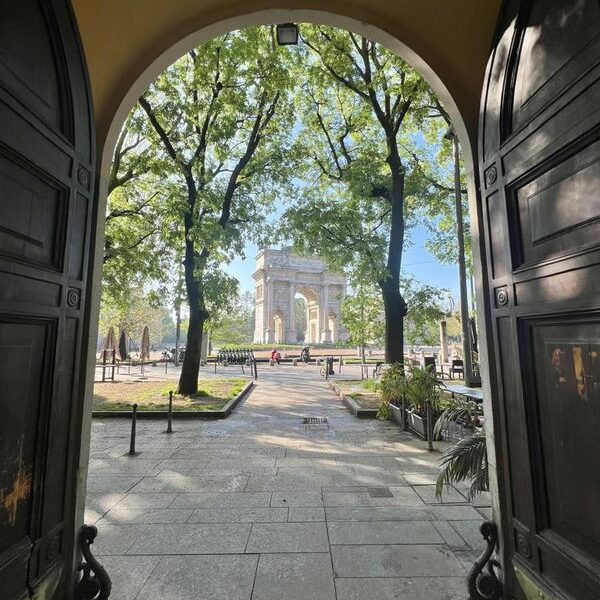 vista arco da portone